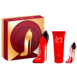 Carolina Herrera Very Good Girl Set Para Dama Perfume EDP 80ML + Body Lotion 100ML + Miniatura