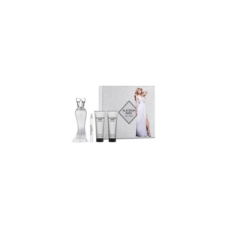 Set 4 Piezas Platinum Rush Para Mujer De Paris Hilton EDP