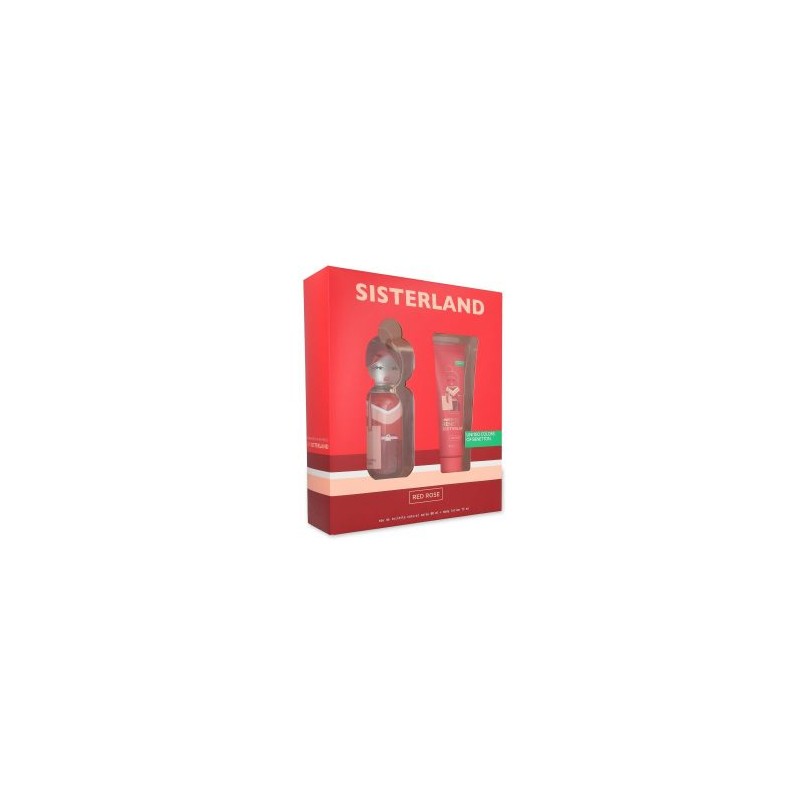 Set Benetton Sisterland Red Rose 2Pzs