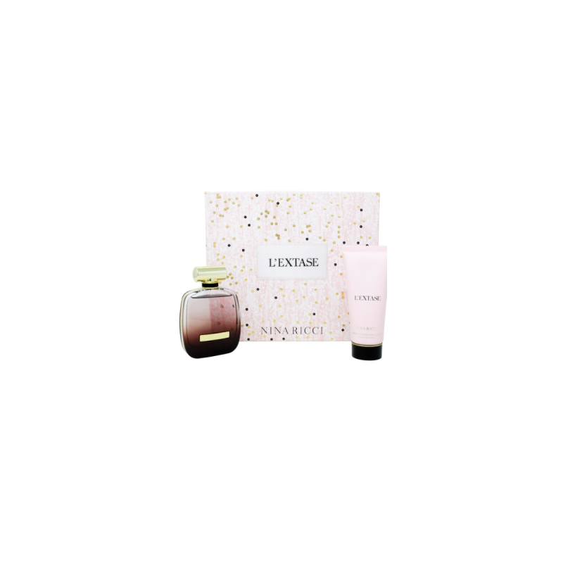 Set Nina Ricci l´extase 2pzs 80ml edp spray/ body lotion 100ml.