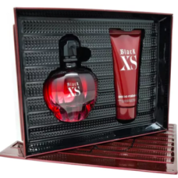 Set Paco Rabanne Black Xs Mujer 2 Pzas Edp Original