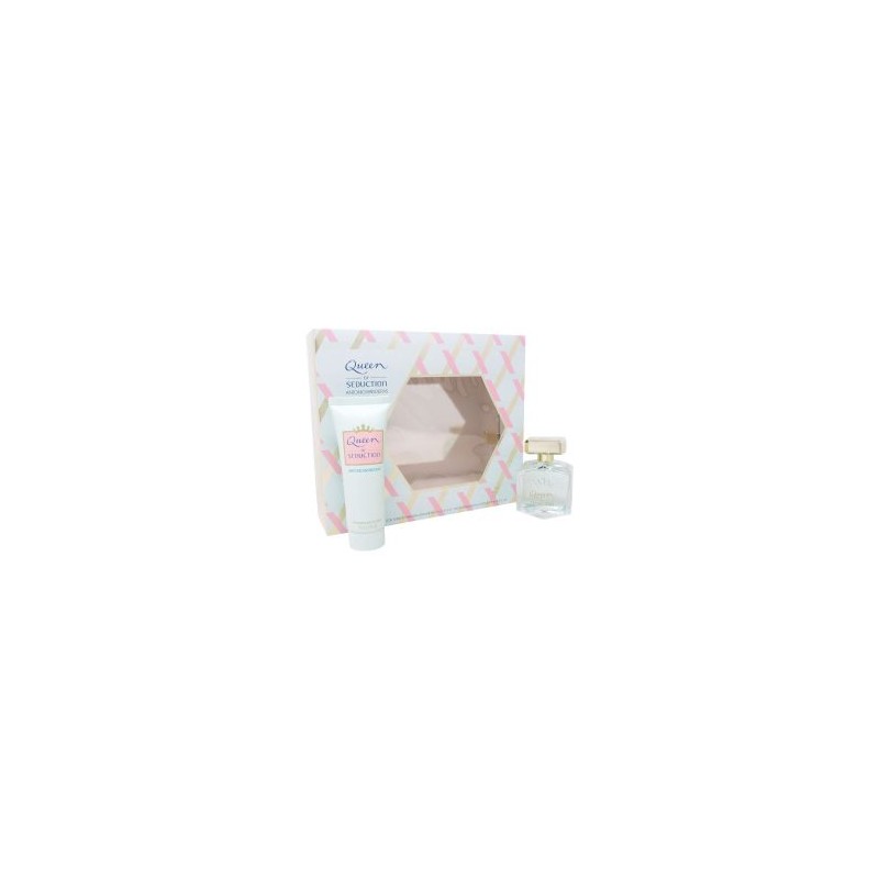 Set queen of seduction 2pzs 80ml edt spray/ body lotion 75ml.