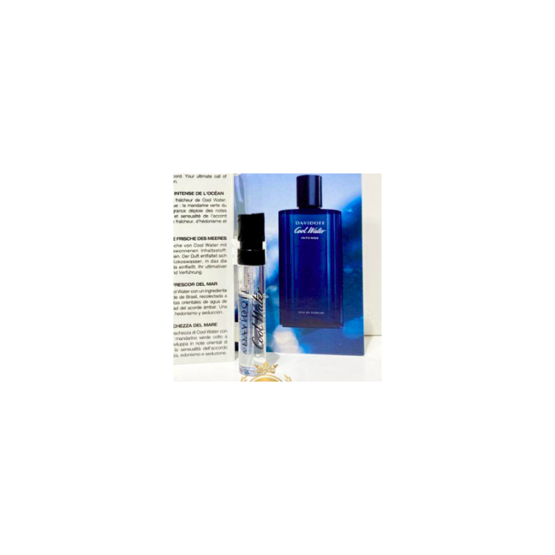 VIAL DAVIDOFF COOL WATER INTENSE FOR HER 11PZS EDP 1.2ML SPRAY C/U