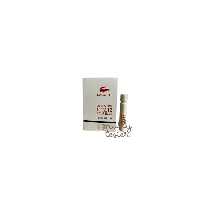 VIAL LACOSTE POUR ELLE FRENCH PANACHE 12PZS 1.2ML EDT SPRAY C/U
