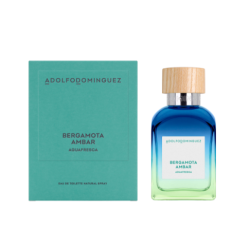 ADOLFO DOMINGUEZ Perfume Agua Fresca Bergamota Ámbar, Eau de Toilette 120 ml para Hombre