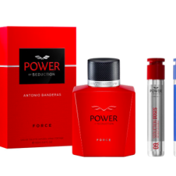 Antonio Banderas Power Of Seduction Force Set para Caballero Perfume EDT 100ML + Power Of seduction EDT 30ML + Blue Seduction ED