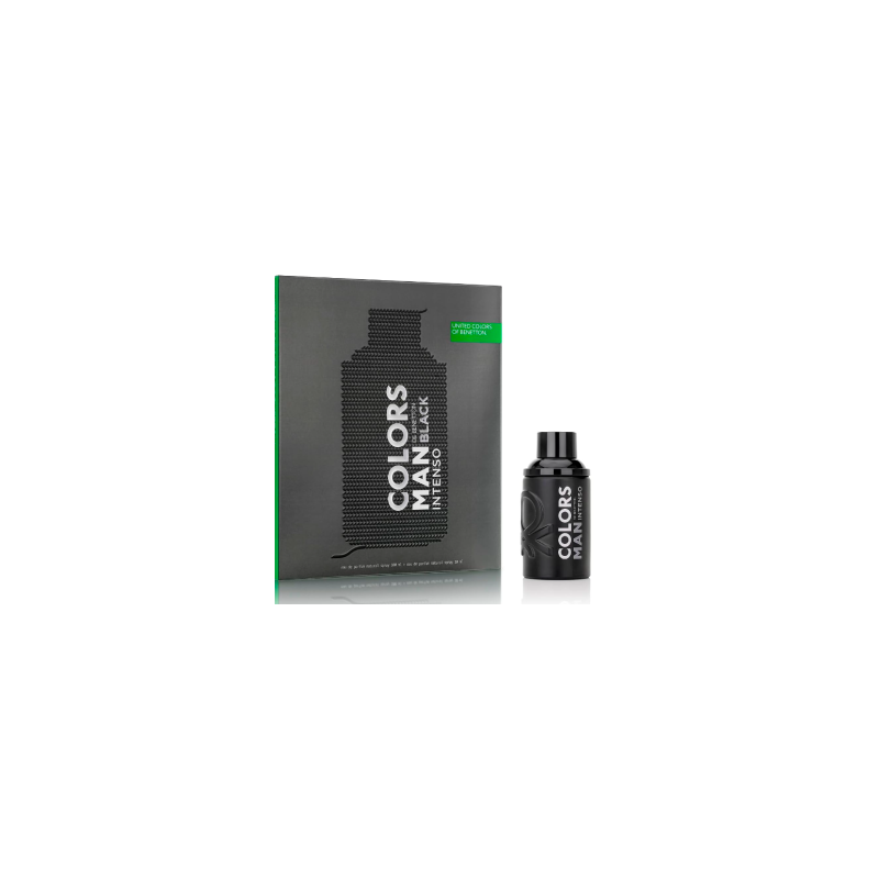 Benetton Set Colors Black Intense 100Ml Eau de Parfum/ 10Ml Eau de Parfum