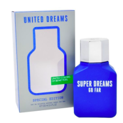 Benetton super dreams go far 100ml edt spray.