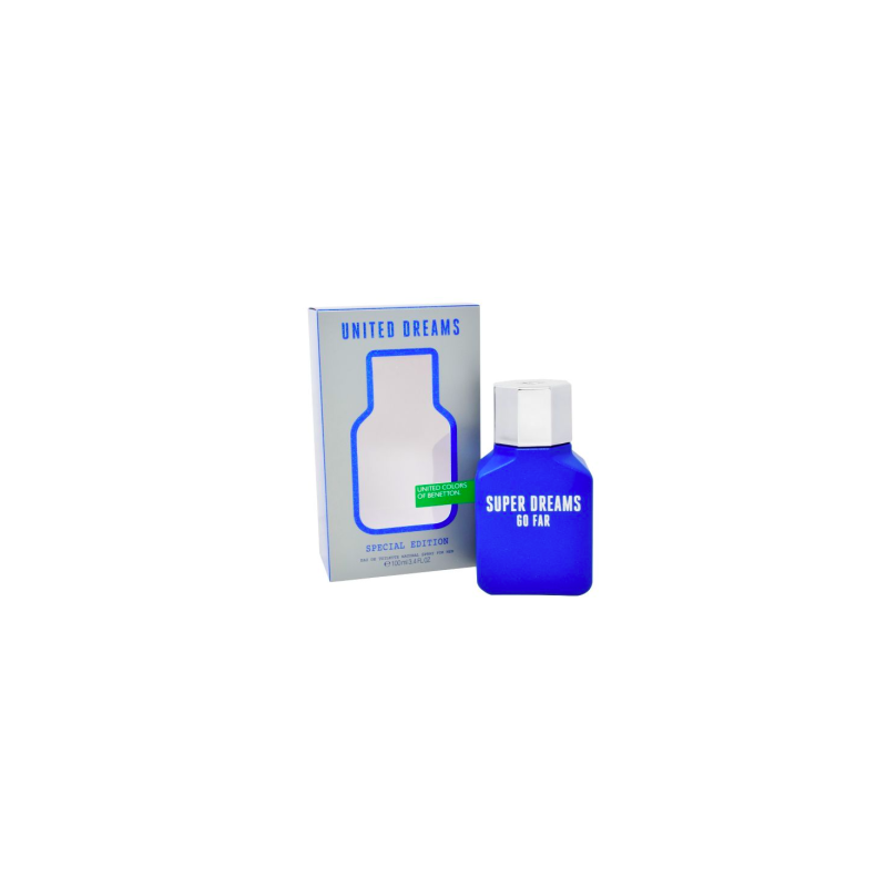 Benetton super dreams go far 100ml edt spray.