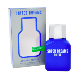 Benetton super dreams go far 100ml edt spray.