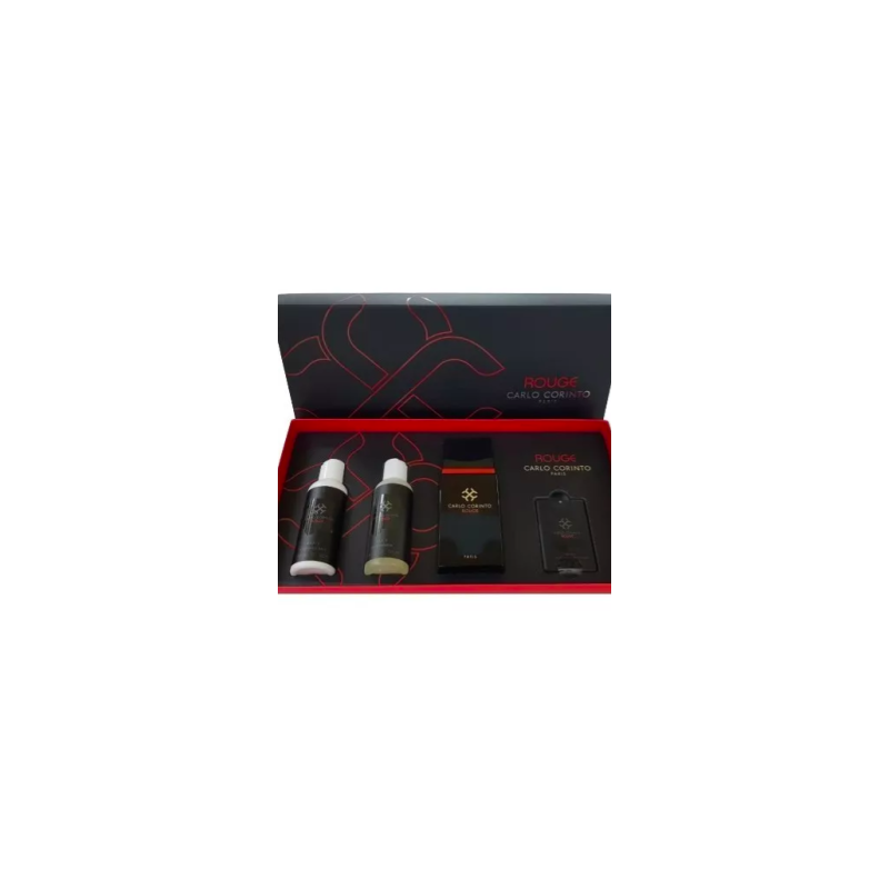 Estuche Rouge De Carlo Corinto Set 4 Pzas Edt Original