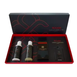 Estuche Rouge De Carlo Corinto Set 4 Pzas Edt Original