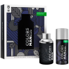 Fragancia Set Benetton Colors Black Edt 100 Ml + Desodorante 150 Ml para Hombre
