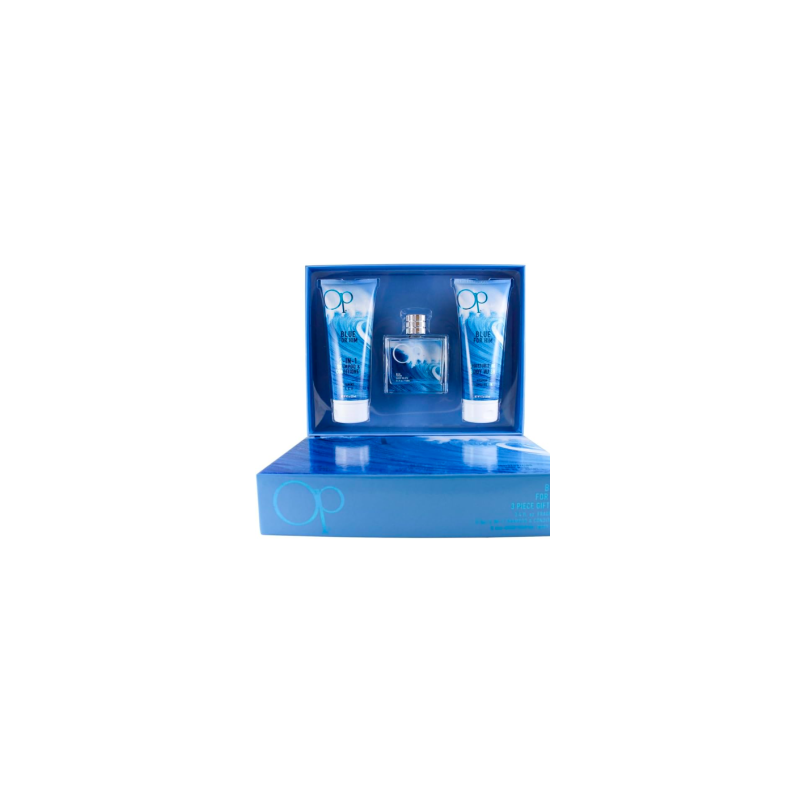 Ocean Pacific Blue 3 Piece Gift Set for Him