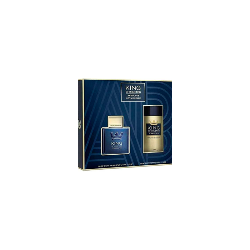 Set Antonio Banderas King Of Seduction Absolute Hombre 2 piezas