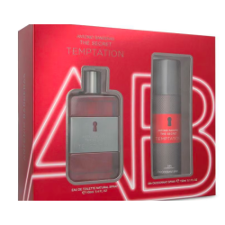 Set de fragancia Antonio Banderas The Secret Temptation para hombre