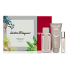 Set de Perfume para Hombre FERRAGAMO BRIGHT LEATHER 3 pzs 100 ml EDT