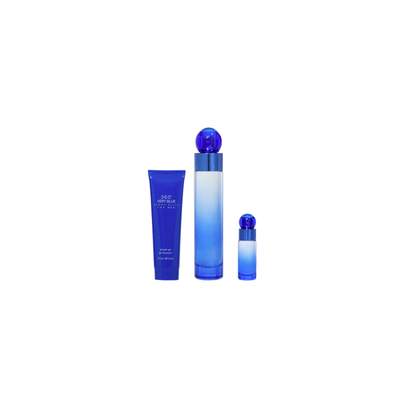 Set para Caballero 360° Very Blue Perry Ellis 90 ML