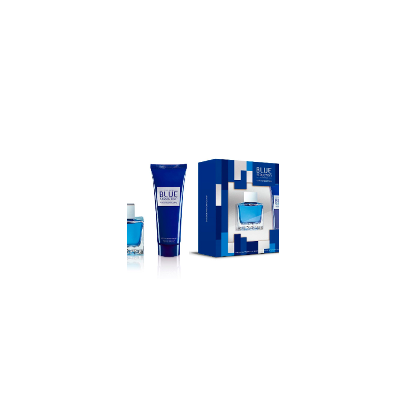 Set para Caballero, Antonio Banderas, Blue Seduction EDT 100ML + After Shave 75ML