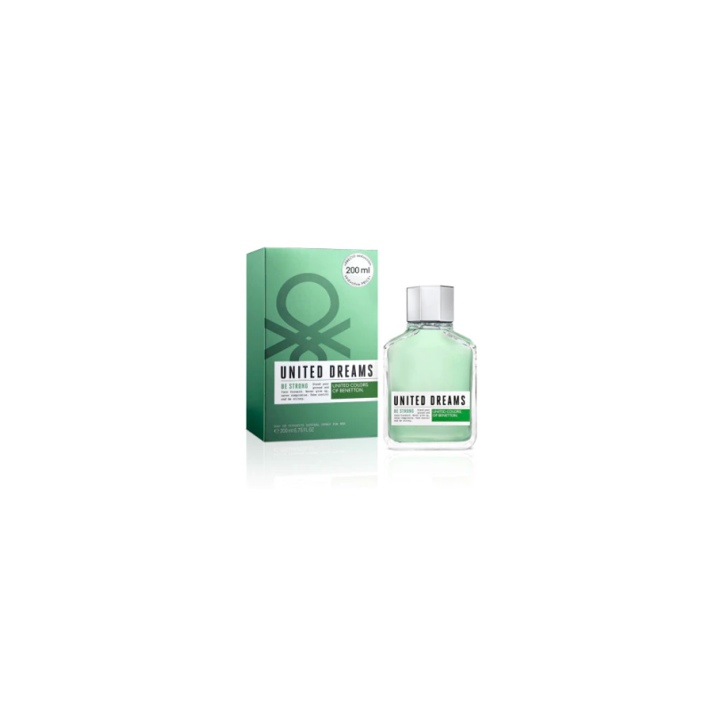 United Dreams Be Strong para hombre 200 ml Eau De Toilette Spray