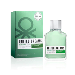 United Dreams Be Strong para hombre 200 ml Eau De Toilette Spray