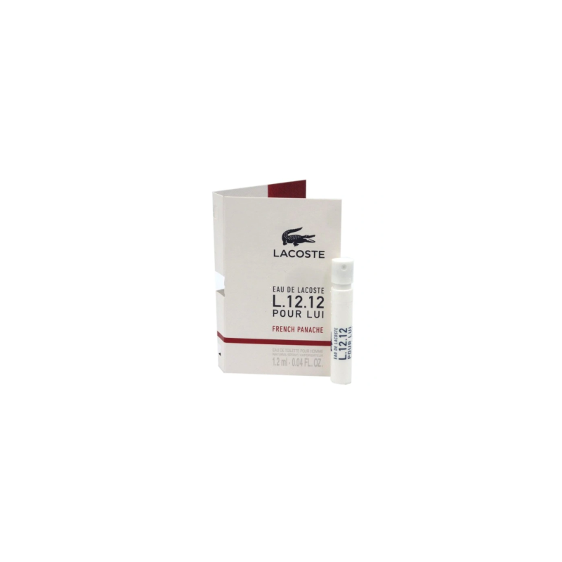 VIAL LACOSTE POUR LUI FRENCH PANACHE 12PZS 1.2ML EDT SPRAY C/U