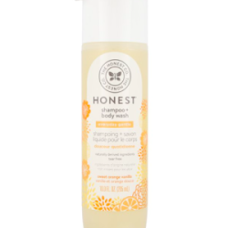Baby Care Honest Care, Shampoo Para Cabello Y Cuerpo de Naranja y Vainilla 295Ml