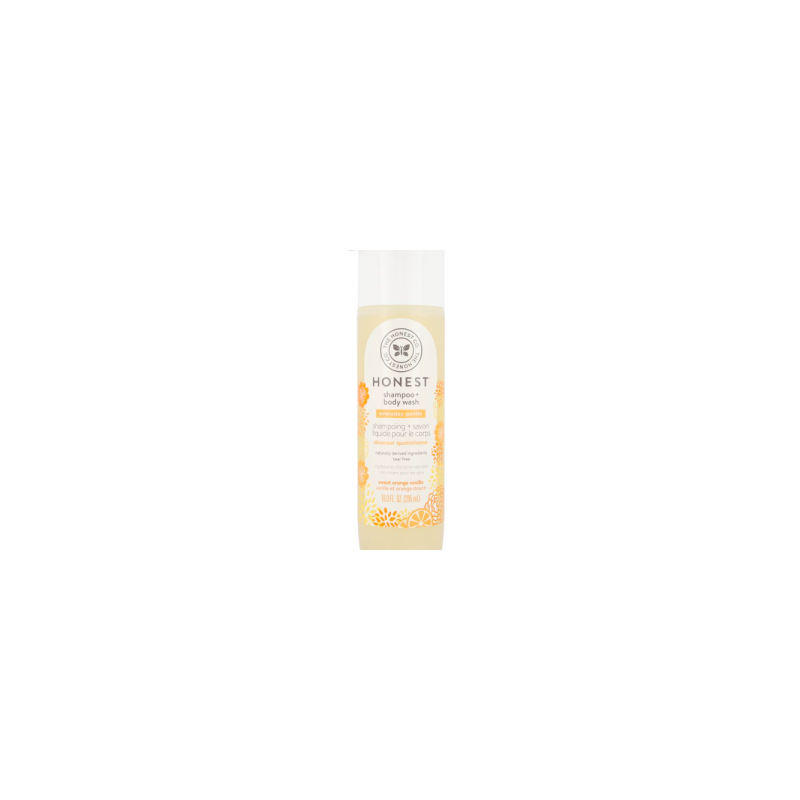 Baby Care Honest Care, Shampoo Para Cabello Y Cuerpo de Naranja y Vainilla 295Ml