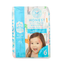 HONEST CARE Baby Care Pañales Etapa 6 Jirafas 18Pzs